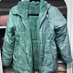 The North Face Teal Puffer Jacket